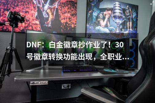 DNF：白金徽章抄作业了！30号徽章转换功能出现，全职业镶嵌一览-第1张-游戏相关-泓泰