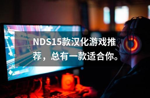 NDS15款汉化游戏推荐，总有一款适合你。-第1张-游戏相关-泓泰