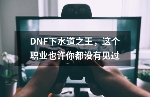 DNF下水道之王，这个职业也许你都没有见过-第1张-游戏相关-泓泰