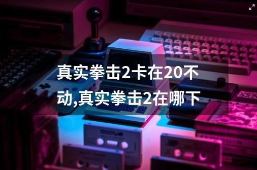 真实拳击2卡在20不动,真实拳击2在哪下-第1张-游戏相关-泓泰