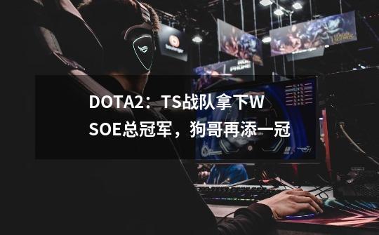 DOTA2：TS战队拿下WSOE总冠军，狗哥再添一冠-第1张-游戏相关-泓泰