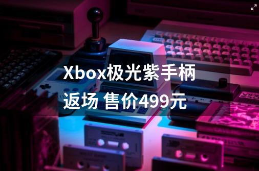 Xbox极光紫手柄返场 售价499元-第1张-游戏相关-泓泰