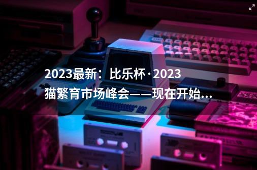 2023最新：比乐杯·2023猫繁育市场峰会——现在开始报名啦！-第1张-游戏相关-泓泰