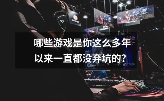 哪些游戏是你这么多年以来一直都没弃坑的？-第1张-游戏相关-泓泰