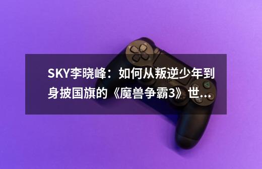 SKY李晓峰：如何从叛逆少年到身披国旗的《魔兽争霸3》世界冠军-第1张-游戏相关-泓泰