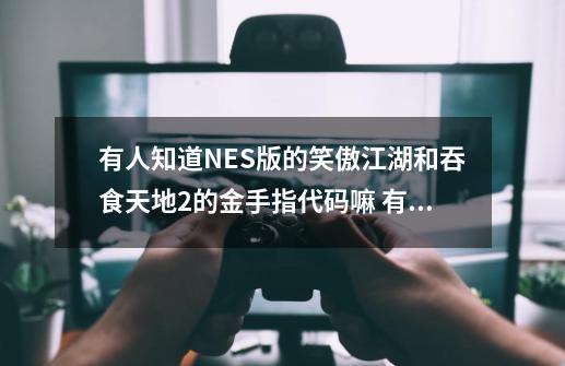 有人知道NES版的笑傲江湖和吞食天地2的金手指代码嘛 有的告诉下 跪求啊！！！,笑傲江湖游戏礼品码-第1张-游戏相关-泓泰